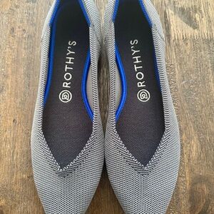 ⭐️Rothy’s | Cloud Grey Birdseye Point Flats | 10